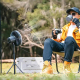 Ventilateur De Camping Portable 10000 mAh Avec Trépied Réglable Tête Orientable Lumière Colorée Et Télécommande - www.yonis-s...