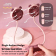 Mini Ventilateur De Cou Rechargeable USB À 2 Vitesses Orientable À 360° Batterie 500 mAh Compact - www.yonis-shop.com
