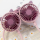 Mini Ventilateur De Cou Rechargeable USB À 2 Vitesses Orientable À 360° Batterie 500 mAh Compact - www.yonis-shop.com