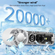 Mini Ventilateur Portable Haute Vitesse 3000 mAh Avec Refroidissement 3.0 Et Affichage Du Niveau De Batterie - www.yonis-shop...