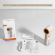 Ventilateur Portable À Main Avec Pince Orientable À 360° 5 Vitesses Écran LED Et Batterie 3000 mAh Rechargeable Type C - www....