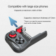 Gamepad Bluetooth Gaucher Pour Smartphones 6.5-7.2 Pouces Compatible Android iOS Connexion Directe Joystick 3D Haute Précisio...