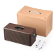Enceinte Bluetooth Bois 16W Autonomie 6h Support Micro SD AUX - www.yonis-shop.com