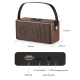 Enceinte Bluetooth Bois 16W Autonomie 6h Support Micro SD AUX - www.yonis-shop.com