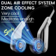 Ventilateur De Cou Pour Usage Quotidien Silencieux 38 dB À 5 Vitesses Avec Flux D’air Orientable À 360° - www.yonis-shop.com