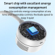 Ventilateur De Cou Portable Pour Rafraîchir 3 Vitesses Flux D’Air Circulaire Batterie 1000 mAh Moteur 55 dB Recharge Type C -...