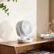 Ventilateur De Bureau Rechargeable Avec Affichage LED Autonomie 14H Commande Tactile Oscillation 120° Et 3 Vitesses - www.yon...