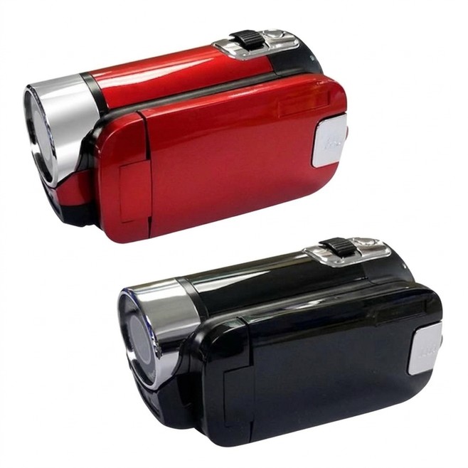 Caméscope Numérique HD 16M Pixels Zoom 16X Voyage Maison Carte SD Stabilisation Image
