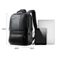 Sac à Dos Cuir Premium Anti-Vol Imperméable Grande Capacité Confortable Ordinateur École Voyage Noir - www.yonis-shop.com