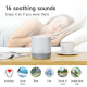 Enceinte Bluetooth 3 en 1 Aide Sommeil Bruit Blanc Haut-Parleur Lumière Nuit Autonomie 30 Jours Son Hifi Qualité Supérieure -...