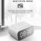 Réveil Enceinte Bluetooth Multifonction Avec Chargeur Sans Fil Et Horloge Miroir LED - www.yonis-shop.com