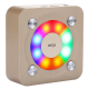 Enceinte Bluetooth Portable Gold Avec Micro Intégré Appels Mains-Libres Et Lumière Support Carte TF Et AUX - www.yonis-shop.com