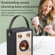 Enceinte Bluetooth Portable 8W Bois et Cuir Luxe Autonomie 6h Métal Brossé - www.yonis-shop.com