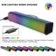 Enceinte Bluetooth Portable RGB Pro Sans Fil Subwoofer Home Theater avec Effets Lumineux AUX et Carte TF - www.yonis-shop.com