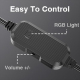 Enceinte Bluetooth Portable RGB Pro Sans Fil Subwoofer Home Theater avec Effets Lumineux AUX et Carte TF - www.yonis-shop.com