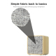 Enceinte Bluetooth Tissu Bois Avec Microphone Intégré Basses Puissantes Autonomie Longue Durée Connexion Stable Support TF AU...