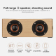 Enceinte Bluetooth Bois Puissante Basses Autonomie Longue Support Carte TF et AUX - www.yonis-shop.com