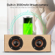 Enceinte Bluetooth Bois Puissante Basses Autonomie Longue Support Carte TF et AUX - www.yonis-shop.com