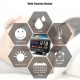 Réveil Intelligent à Écran LED Couleur Avec Prévisions Météo et Contrôle Vocal - www.yonis-shop.com