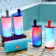 Enceinte Bluetooth Portable Etanche Avec Subwoofer Stéréo 3D Support AUX FM Carte TF Haut-Parleur Sans Fil Puissant Autonomie...