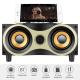 Enceinte Bluetooth Bois Portable Subwoofer Stéréo Radio FM Haut-Parleur Sans Fil Autonomie 2000mAh MP3 AUX TF - www.yonis-sho...