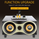 Enceinte Bluetooth Bois Portable Subwoofer Stéréo Radio FM Haut-Parleur Sans Fil Autonomie 2000mAh MP3 AUX TF - www.yonis-sho...