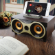 Enceinte Bluetooth Bois Portable Subwoofer Stéréo Radio FM Haut-Parleur Sans Fil Autonomie 2000mAh MP3 AUX TF - www.yonis-sho...