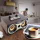 Enceinte Bluetooth Bois Portable Subwoofer Stéréo Radio FM Haut-Parleur Sans Fil Autonomie 2000mAh MP3 AUX TF - www.yonis-sho...