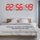 Horloge Murale LED Digitale Multifonction WIFI Design Moderne Pour Maison Et Bureau - www.yonis-shop.com