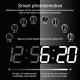 Horloge Murale LED Digitale Multifonction WIFI Design Moderne Pour Maison Et Bureau - www.yonis-shop.com