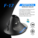 Souris Ergonomique Sans Fil 6 Boutons Prise Verticale Confortable Ajustable DPI Anti-Fatigue Pour Utilisation Prolongée - www...