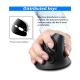 Souris Ergonomique Sans Fil 6 Boutons Prise Verticale Confortable Ajustable DPI Anti-Fatigue Pour Utilisation Prolongée - www...