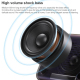 Mini Enceinte Bluetooth HD Avec Miroir LED Alarme Double Température en Temps Réel Lecture Carte TF 32GB AUX Mains-Libres - w...
