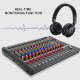 Table De Mixage Audio Professionnelle 12 Canaux Avec Alimentation 48V Bluetooth Et Lecture USB - www.yonis-shop.com