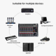 Table De Mixage Audio Professionnelle 12 Canaux Avec Alimentation 48V Bluetooth Et Lecture USB - www.yonis-shop.com