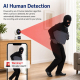 Caméra De Surveillance WiFi Double Objectif 360° Avec Suivi Automatique Vision Nocturne Couleur Et Audio Bidirectionnel - www...