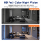 Caméra De Surveillance WiFi Double Objectif 360° Avec Suivi Automatique Vision Nocturne Couleur Et Audio Bidirectionnel - www...