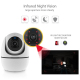 Caméra De Surveillance Intérieure WiFi 1080p Avec Rotation 355° Vision Nocturne Alertes De Mouvement Pour Bébé Et Animaux - w...