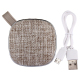 Enceinte Bluetooth Portable Design Tissu Avec Micro Intégré Appels Mains Libres Carte TF AUX 10m Khaki - www.yonis-shop.com