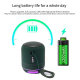 Mini Enceinte Bluetooth Stéréo Portable LED Son 360 TWS Haut-Parleur Sans Fil Autonomie Longue Durée Compatible MP3 USB TF - ...