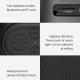 Enceinte Bluetooth Tissu Sans Fil Cylindrique Etanche Subwoofer Lumière RGB Autonomie 12h Son Puissant - www.yonis-shop.com
