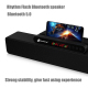Enceinte Bluetooth Portable 10W Stéréo TWS Son Surround Puissant Haut-Parleur Intégré Radio FM Micro HD LED Multifonction - w...