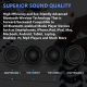Enceinte Bluetooth Portable 10W Stéréo TWS Son Surround Puissant Haut-Parleur Intégré Radio FM Micro HD LED Multifonction - w...