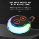 Enceinte Bluetooth Portable Extérieure Avec Lumières LED Colorées Et Subwoofer Puissant Pour Camping - www.yonis-shop.com