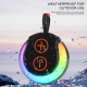 Enceinte Bluetooth Portable Extérieure Avec Lumières LED Colorées Et Subwoofer Puissant Pour Camping - www.yonis-shop.com