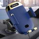 Chargeur Sans Fil Voiture Support Téléphone Bleu Induction Automatique Rotation 360 Degrés Compatible 4 à 6.5 Pouces Chargeme...
