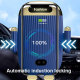 Chargeur Sans Fil Voiture Support Téléphone Bleu Induction Automatique Rotation 360 Degrés Compatible 4 à 6.5 Pouces Chargeme...