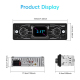 Autoradio Simple Din Écran Tactile Lecteur MP5 FM AM RDS 4 x 25 W USB 64 Go Éclairage 7 Couleurs - www.yonis-shop.com