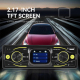 Autoradio Simple Din Écran Tactile Lecteur MP5 FM AM RDS 4 x 25 W USB 64 Go Éclairage 7 Couleurs - www.yonis-shop.com