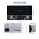 Autoradio MP5 CarPlay Sans Fil Écran 6.86 Pouces Bluetooth 5.0 45 W x 4 Canaux - www.yonis-shop.com